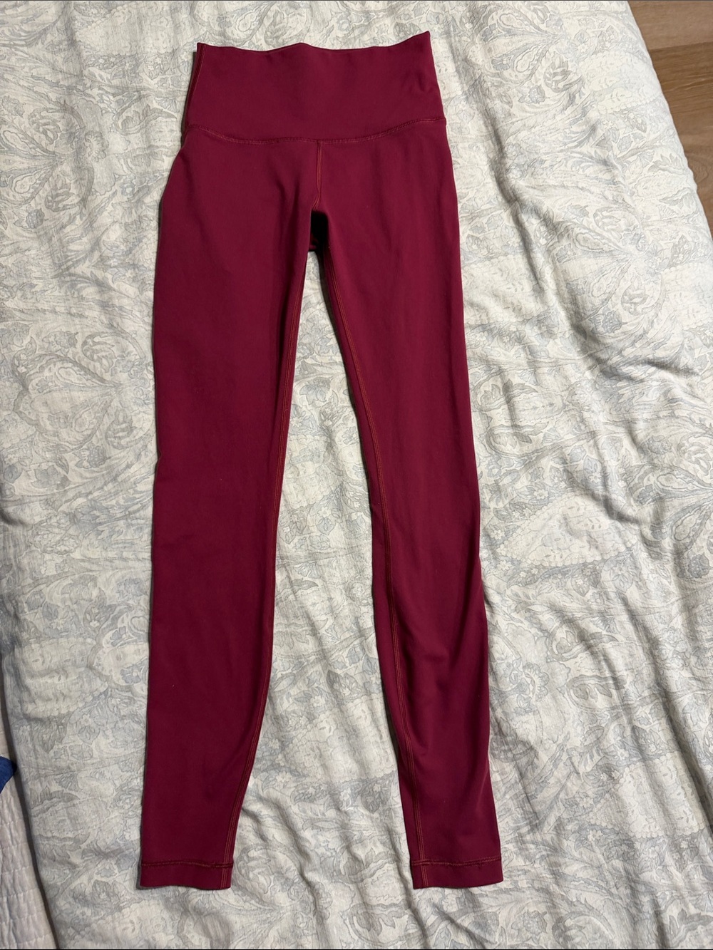 lululemon athletica Maroon High-Rise Leggings